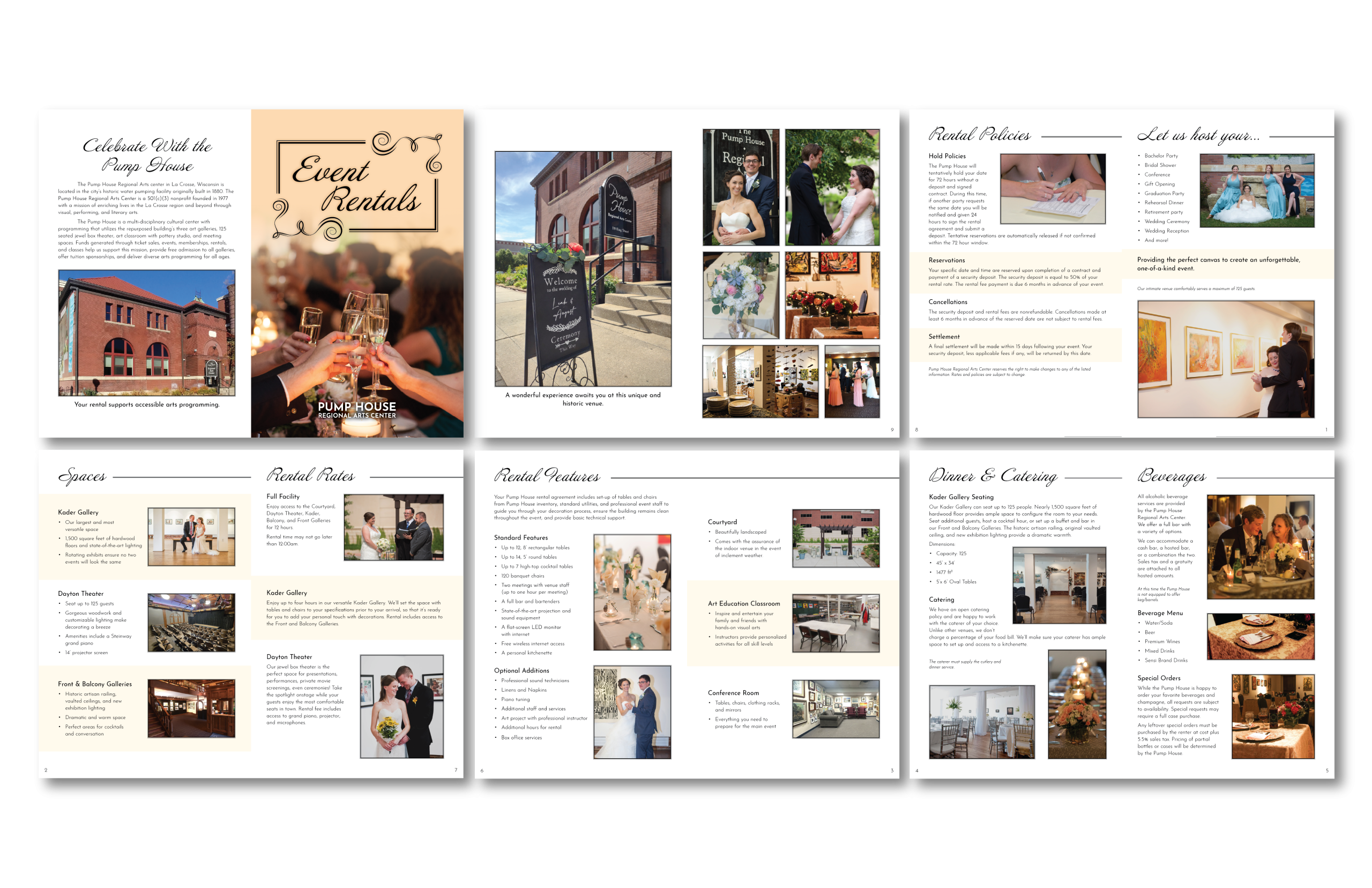 Event brochure spread